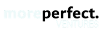 More Perfect Ventures logo featuring the words 'more perfect' in bold lowercase font and 'VENTURES' in uppercase