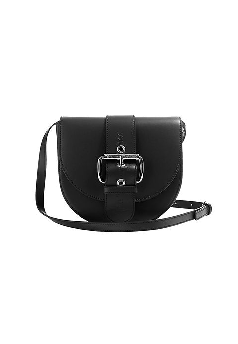 Vivienne Westwood Alex Saddle Bag - Black | Tyan Boutique