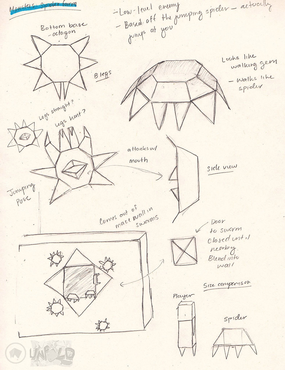 UNFOLD Monster Design Concept