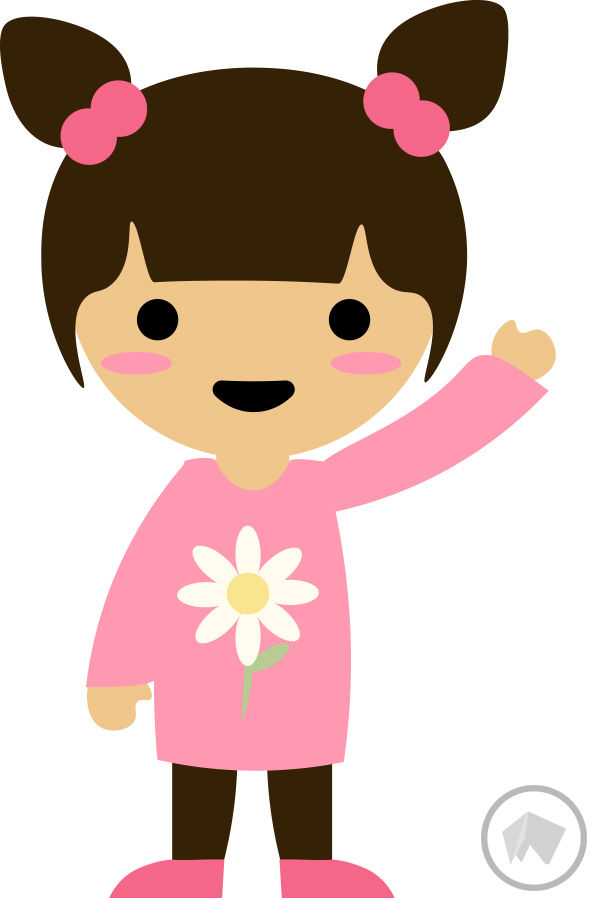Happy Girl Sprite Asset