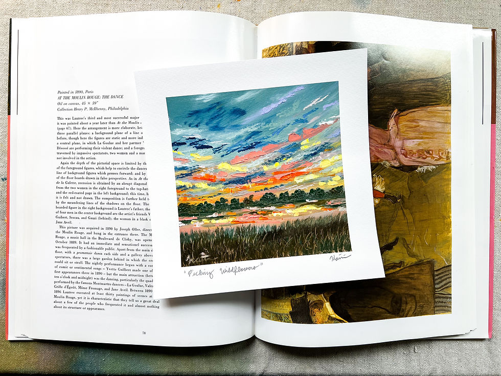Thumbnail: “Picking Wildflowers” Giclee