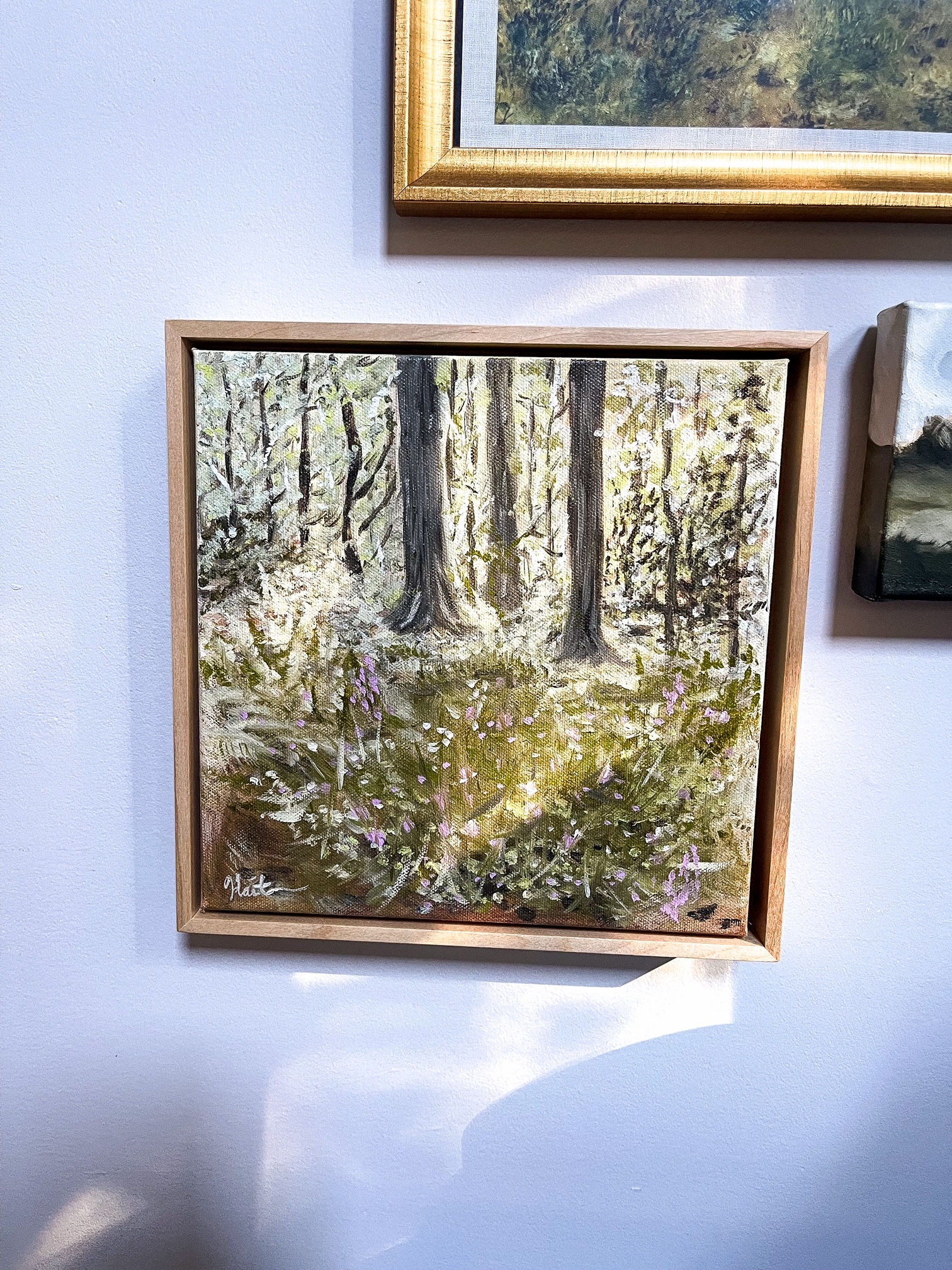 "Lavender Forest" 10" x 10"