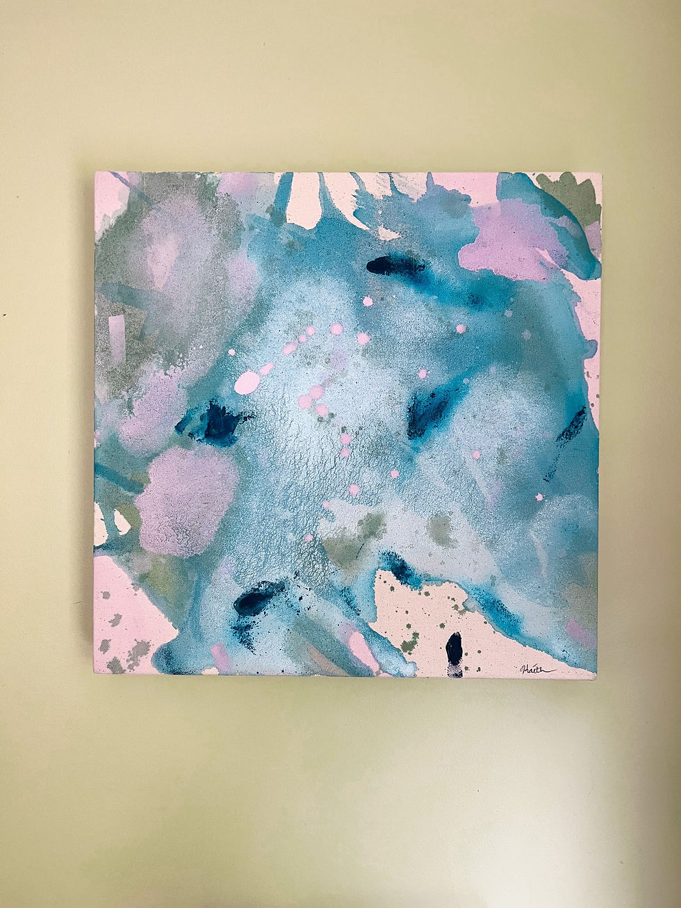 “Tethered” 16” x 16”