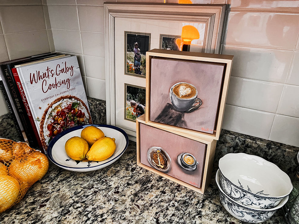 Thumbnail: “Orange-Infused Rosemary Latte” 6” x 6”
