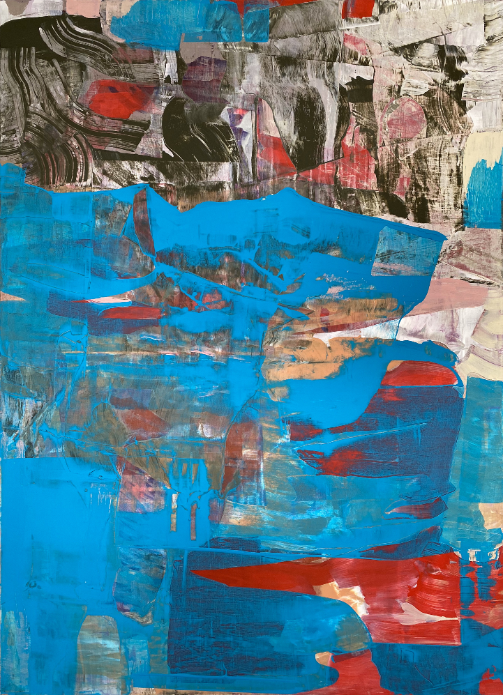 Space for the sky, 2022 | Acrylic on canvas | 140x100cm