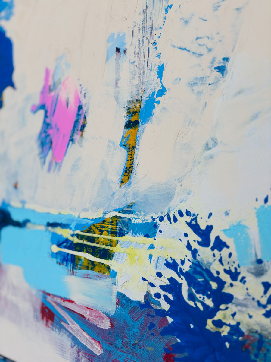 Thumbnail: Sonic skyline, 2025 | Acrylic on canvas | 80 x 80 cm