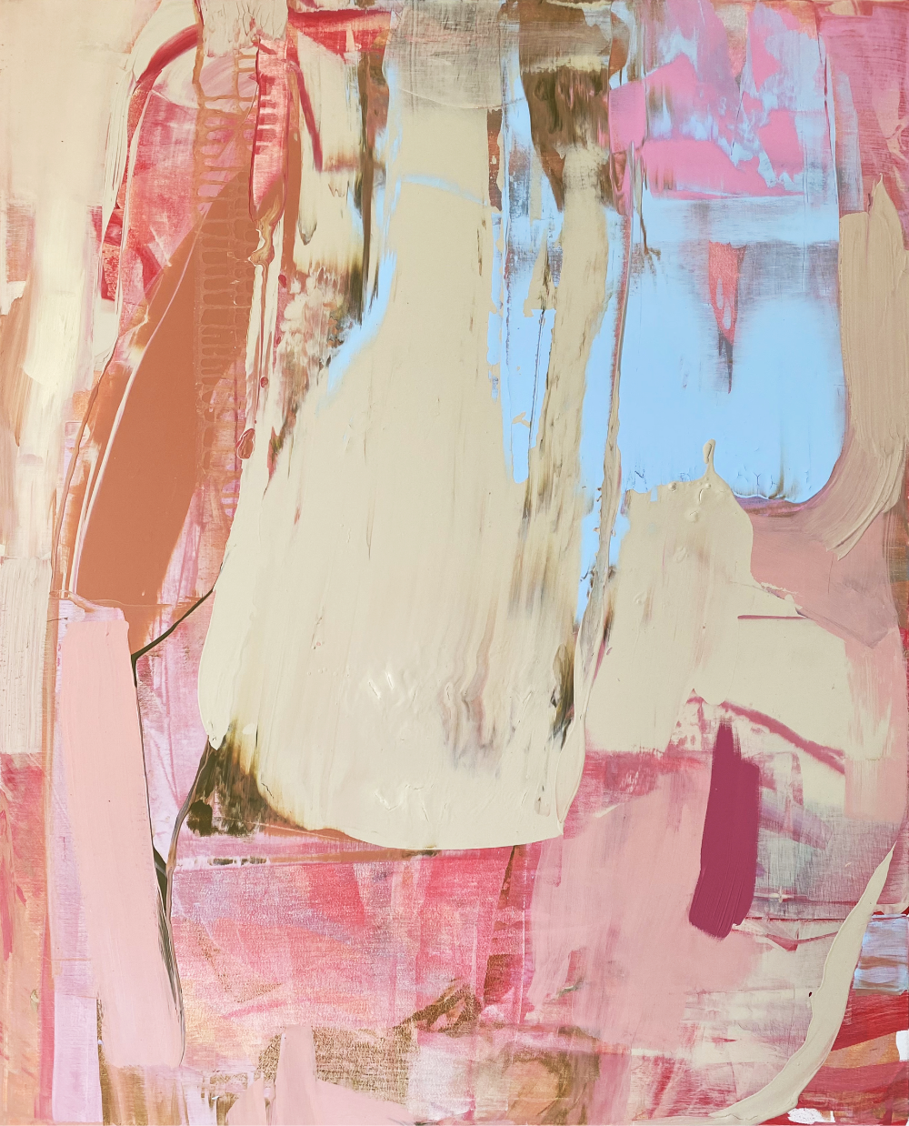 Cream definition, 2023 | Acrylic on canvas | 90x110cm