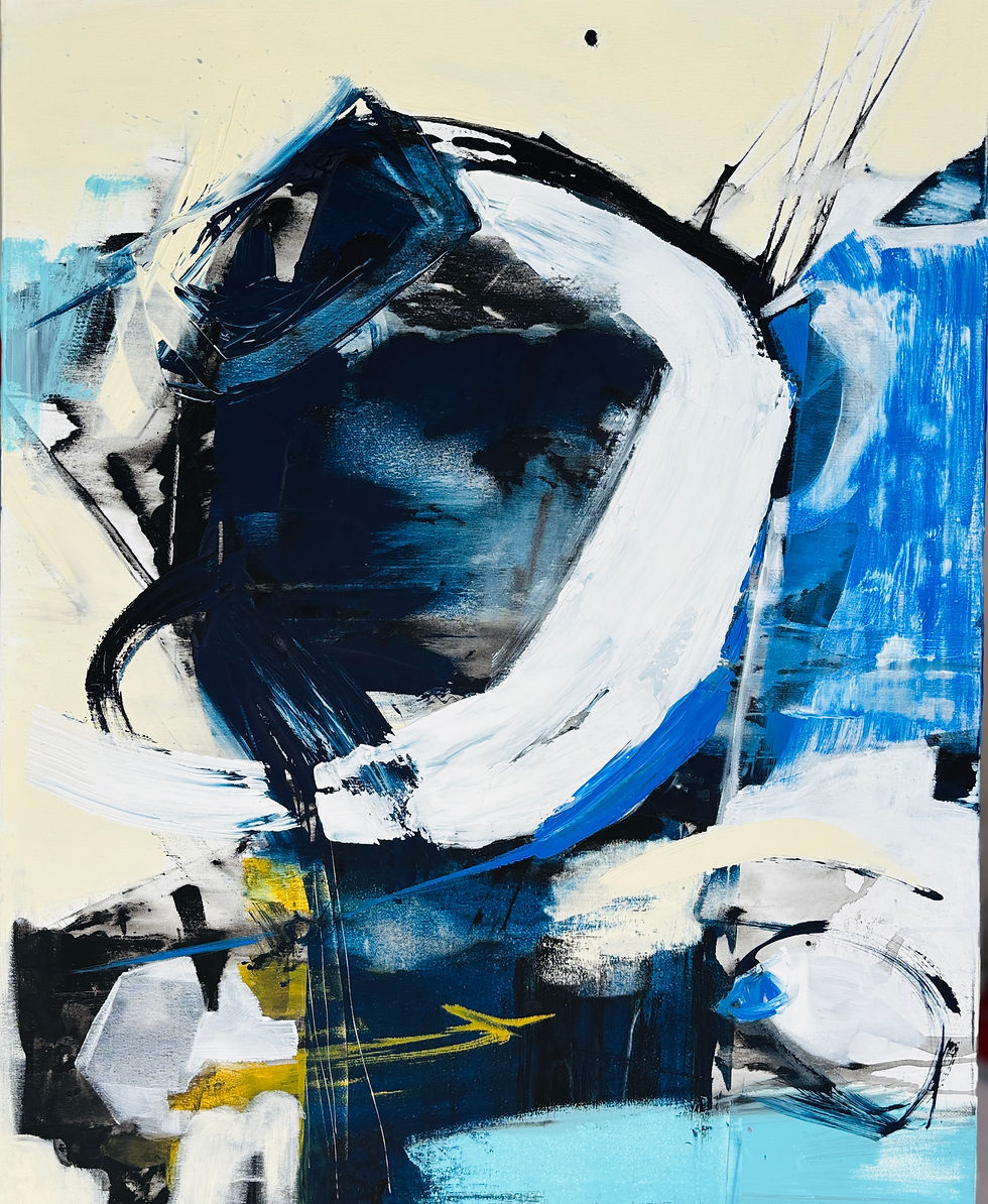 Blueprint of the wind, 2025 | 80x100 cm | acrylic on canvas