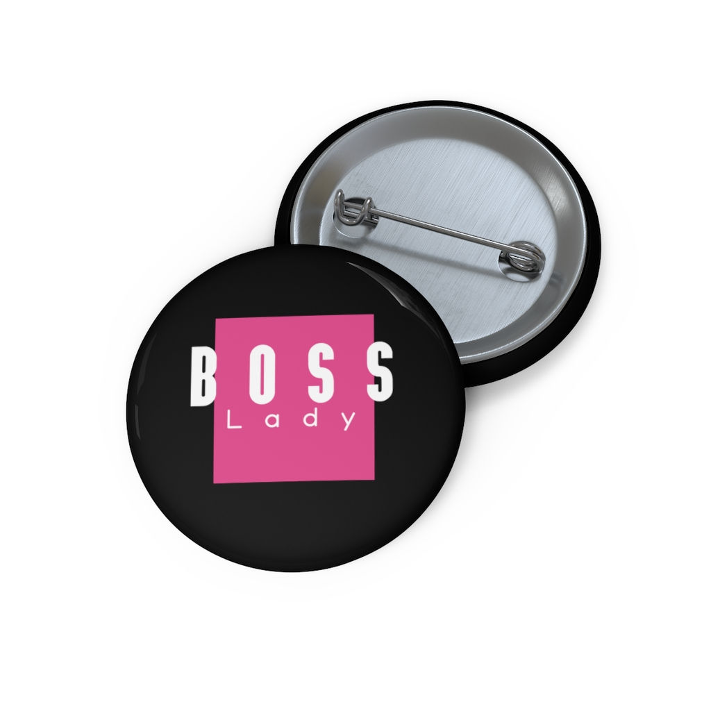 Boss Lady Pin Buttons