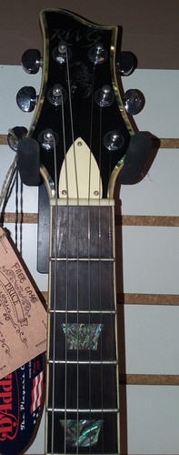 RAVEN WEST CARVED TOP SEMI-HOLLOWBODY GUITAR MADE IN KOREA