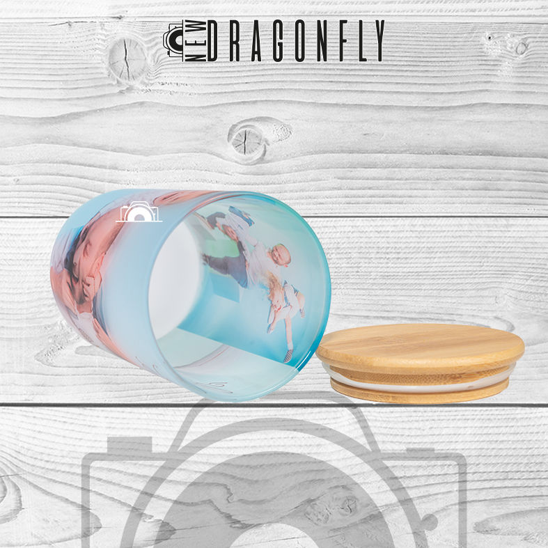 Miniatura: Barattolo in Vetro Satinato