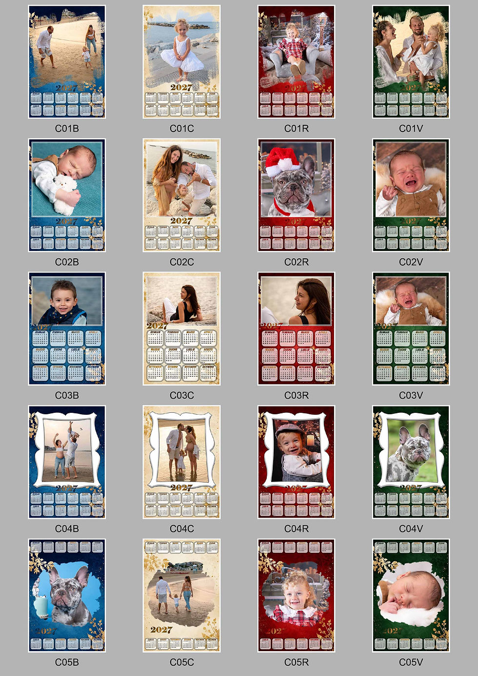 Miniatura: Calendario 1 Pagina