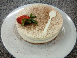 Torta de vainilla y chocolate