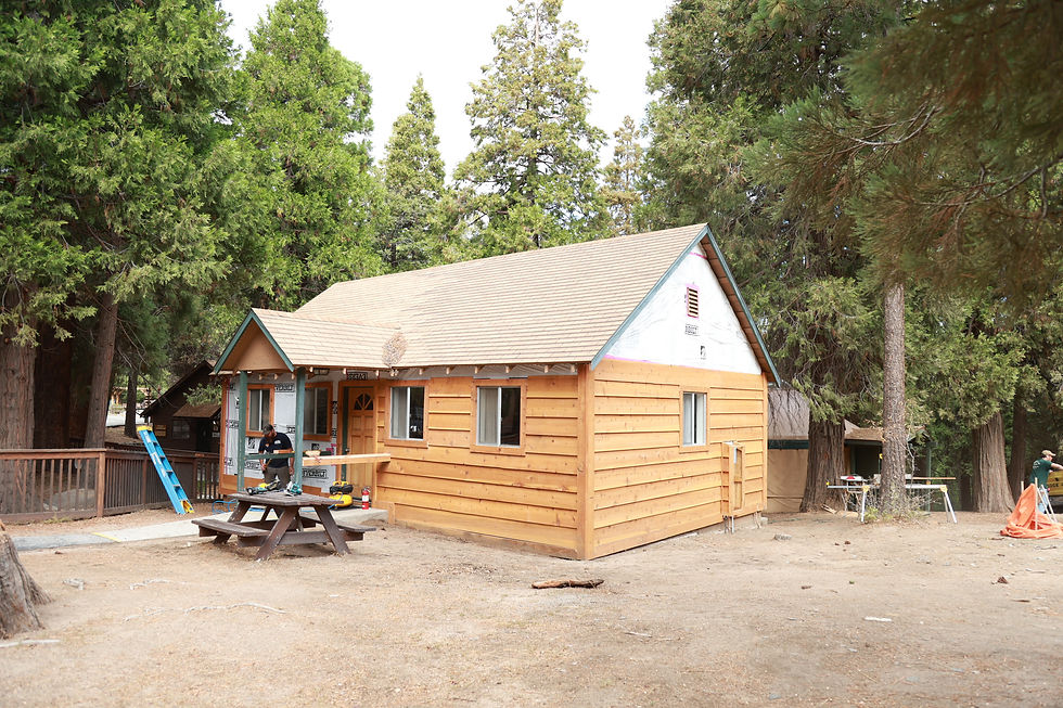 Bentley Family Cabin during remodel
