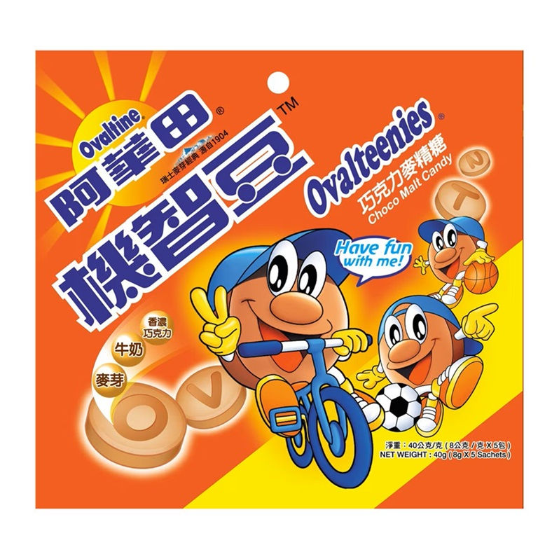 OVALTINE Ovalteenies Pouch 40G / 阿華田 機智豆營養麥精糖袋裝 40克