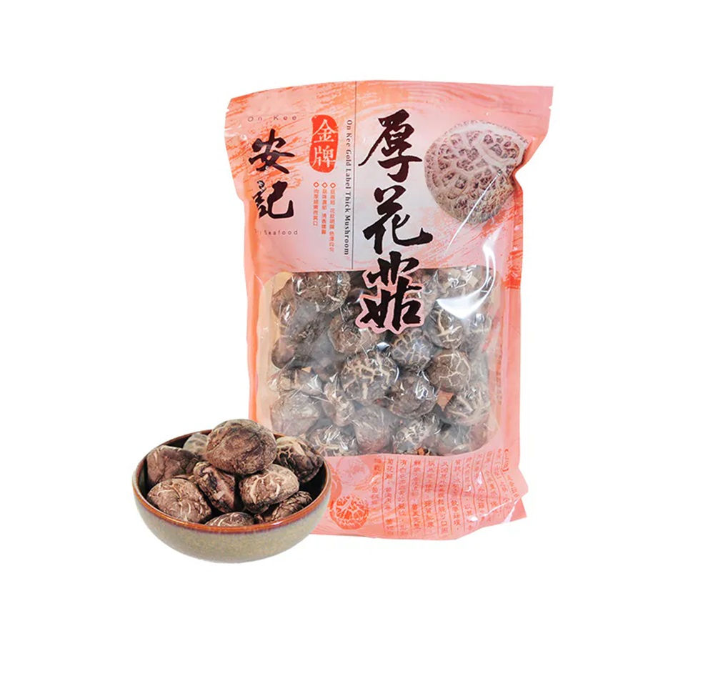 On Kee On Kee Gold Label Thick Mushroom (200G) /安記  安記金牌厚花菇 (200克)