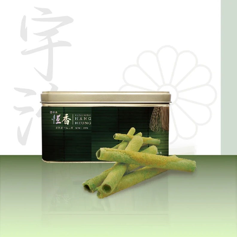 Hang Heung Uji Matcha Egg Rolls (21pcs) /恆香 宇治抹茶雞蛋卷 (21支)