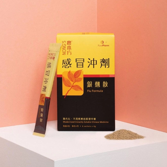 Thumbnail: Nong's Flu Formula (Yin Qiao San) 4g x 6 Sachets /農本方 農本方感冒沖劑 (銀翹散) 4克 x 6包