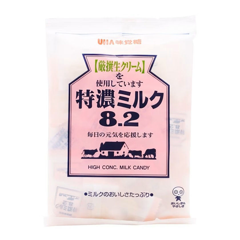 UHA Tokuno 8.2 Milk Candy Bag 120G / 味覺 Tokuno 8.2 特濃牛奶糖(袋裝) 120克