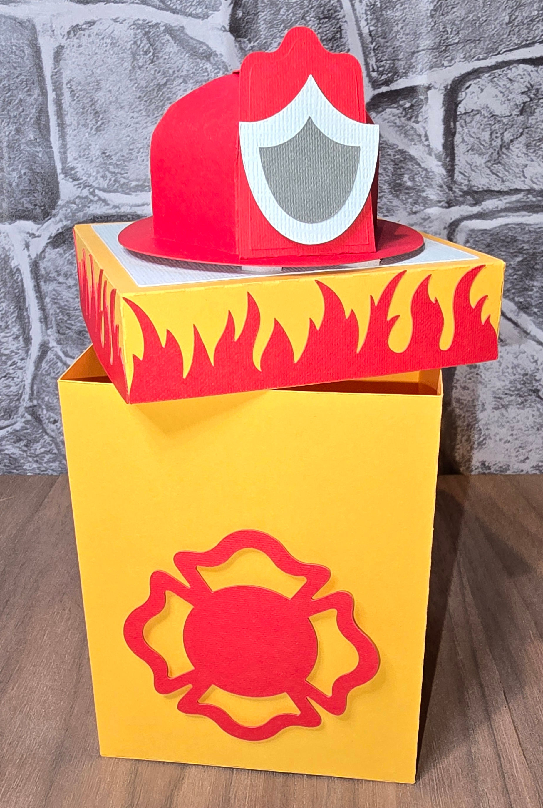 Fireman Helmet Gift Box