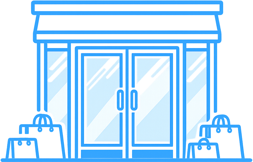 Storefront Glass & Doors Icon