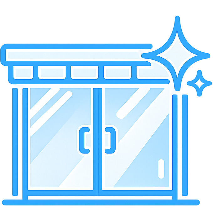 Commercial Glass Icon