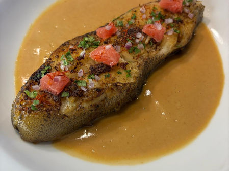 Peanut Butter Halibut Steak