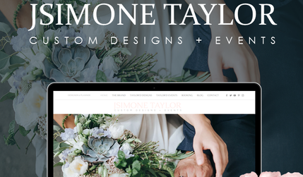 JSimone Taylor Website: We just finished the JSimoneTaylor.com website! Now this event planner and interior designer has a refreshing website to showcase her services + portfolio. Now is the time to focus on customer acquisition and retention, &amp; if you ask yourself how...a website is a great start. Contact us today for all business websites: info@luxuriouswebdesign.com