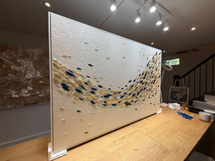 Custom Coastal Fish Art Commission for a Home in Cold Spring Harbor, NY