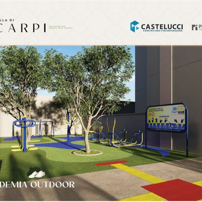 Academia Outdoor do Condomínio Villa Di Carpi no Cohatrac na Ilha de São Luiss