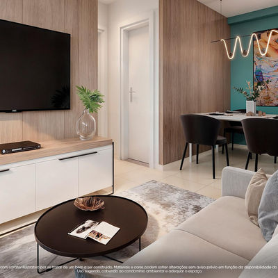 Sala de Estar do condomínio Village Prime Calhau II