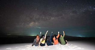 Passeio noturno nos Lençóis Maranhenses