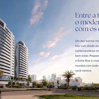 Fachada do condomínio Entre Rios no Renascença