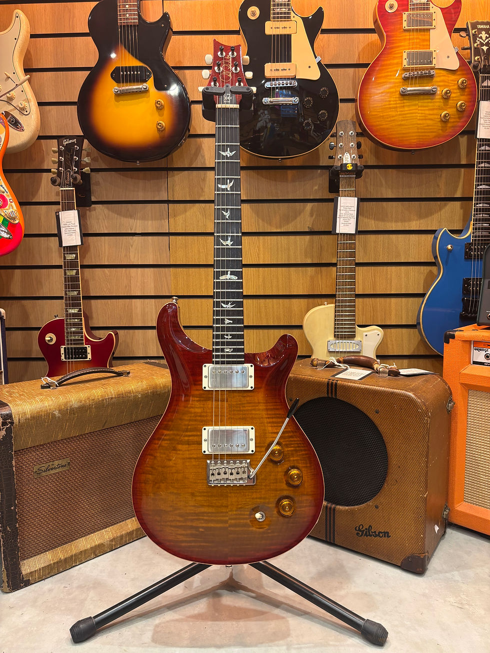 Thumbnail: PRS DGT Dark Cherry Bird Inlays 2023