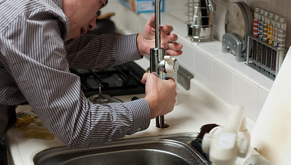 Fixing Kitchen Tap