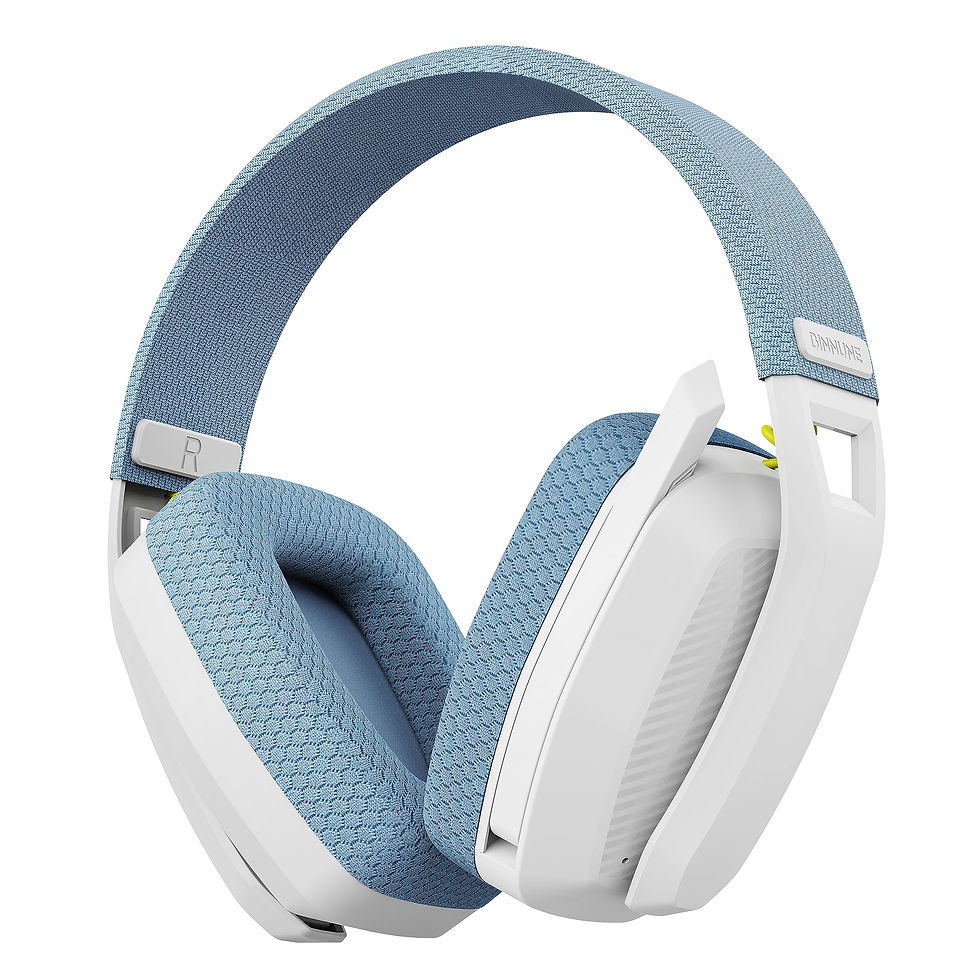 Thumbnail: BINNUNE 2.4GHz Wireless Gaming Headset with Mic for PS5 PS4 PC Mac Playstation B