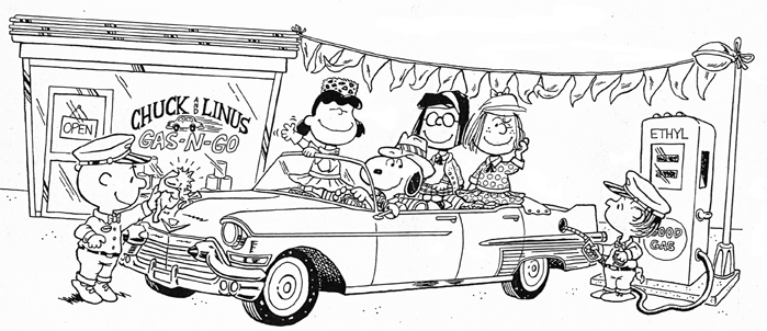 Peanuts Pit Stop
