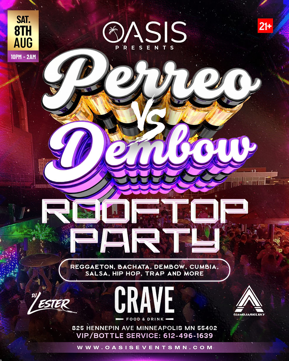 Perreo vs Dembow Rooftop Party 21+
