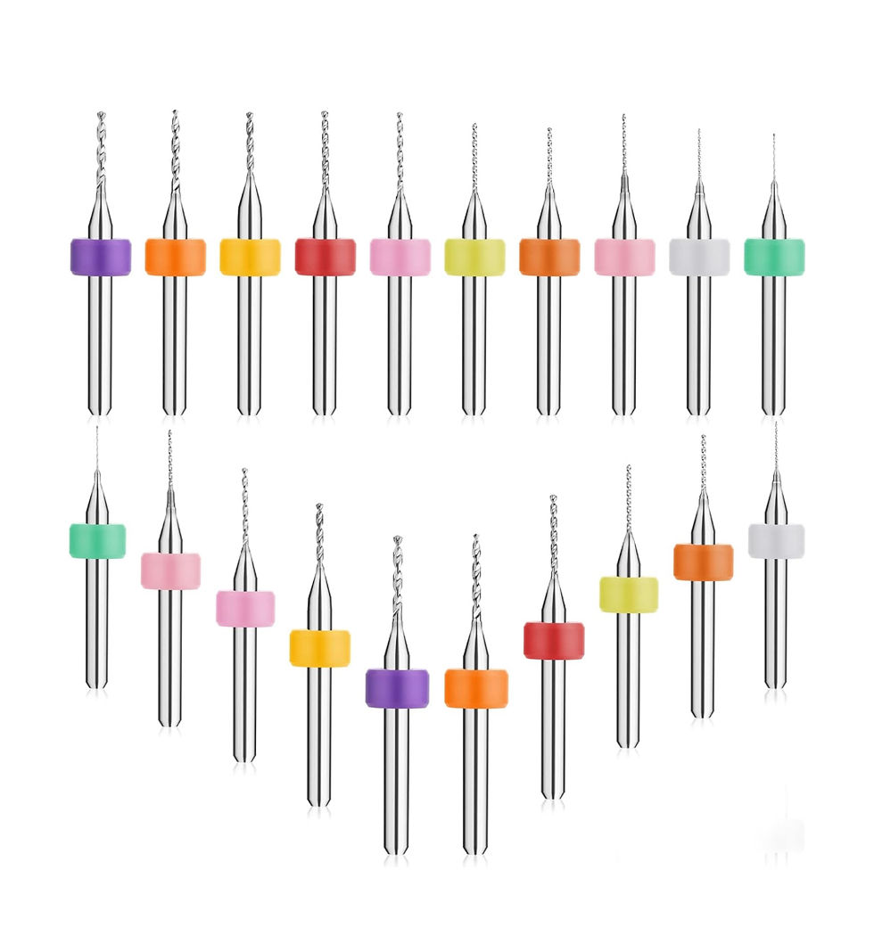 Thumbnail: 10 Pcs Micro Drill Bit Set