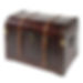 Wood trunk #2 - metal handles