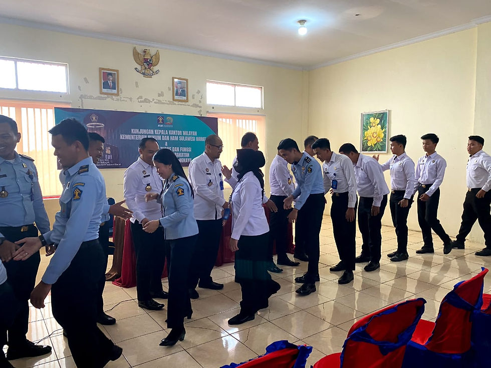 Ini Pesan Kakanwil Kemenkumham Sulbar Kepada Pegawai Rutan Pasangkayu
