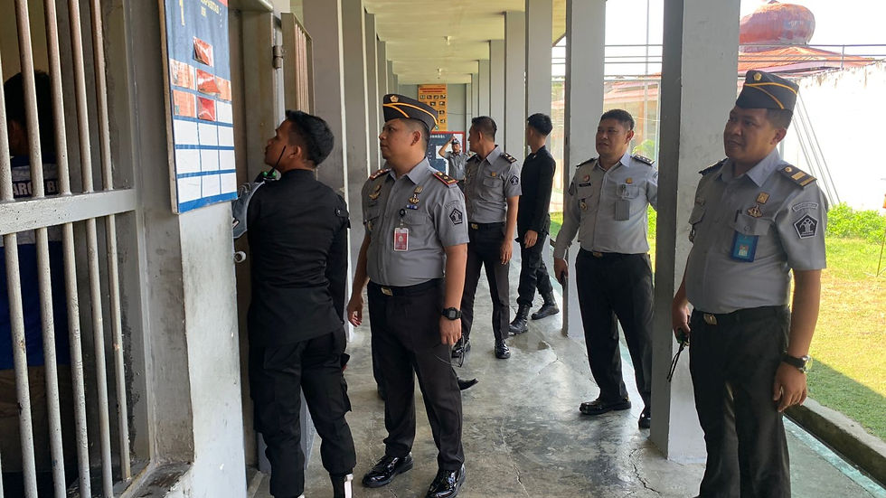 Kontrol Blok Hunian, Kepala Rutan Pasangkayu Pastikan Keamanan dan Pelayanan Berjalan Dengan Baik