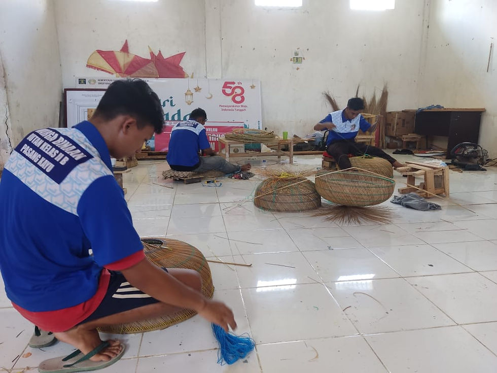 Mewujudkan Kemandirian WBP, Rutan Pasangkayu Dorong Hasl Produksi Kerajinan Warga Binaan