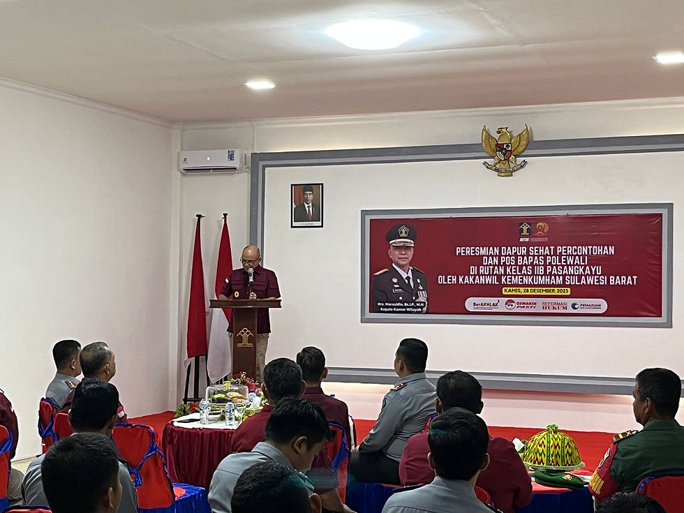 Dekatkan Pelayanan, Rutan Pasangkayu Operasikan Pos Bapas di Hari Pertama Diresmikan