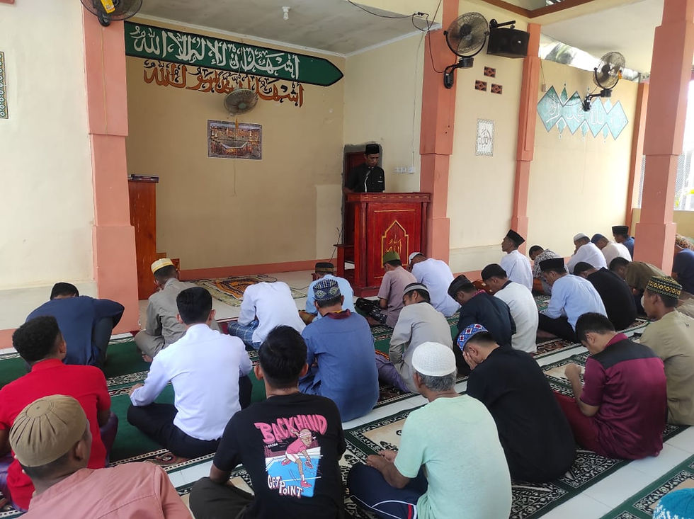 Pembinaan Kepribadian Kepada Warga Binaan Rutan Pasangkayu Dalam Berceramah