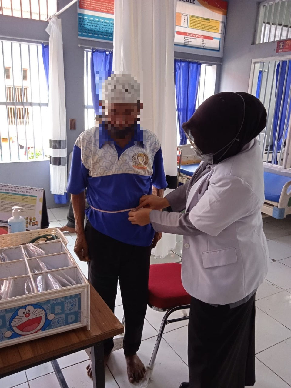 Posyandu Lansia Rutin, Warga Binaan Lanjut Usia Rutan Pasangkayu Dapat Perawatan Kesehatan Optimal