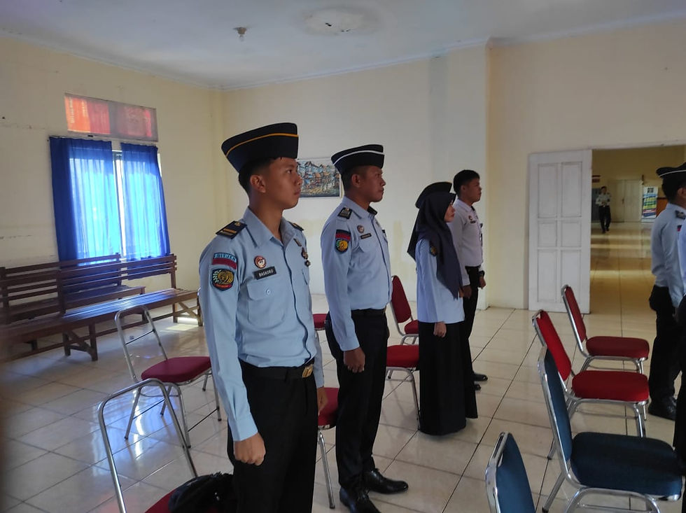 Menjelang Nataru, Rutan Pasangkayu Ikuti Kesiapsiagaan Natal dan Tahun Baru Secara Virtual
