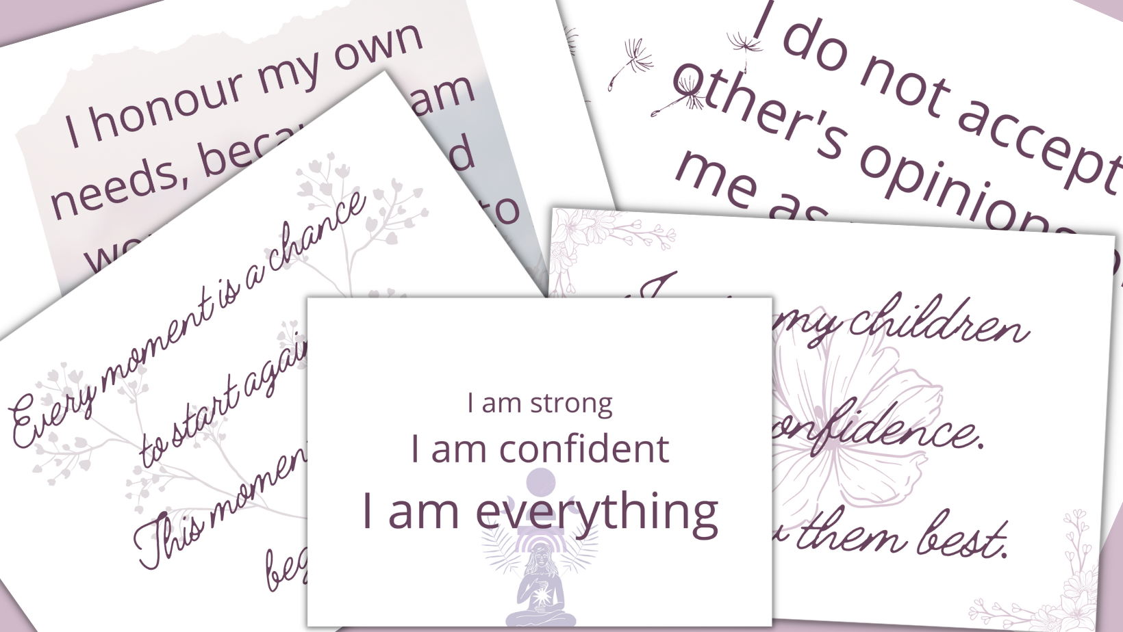Product Affirmation Pack - 44 Cards