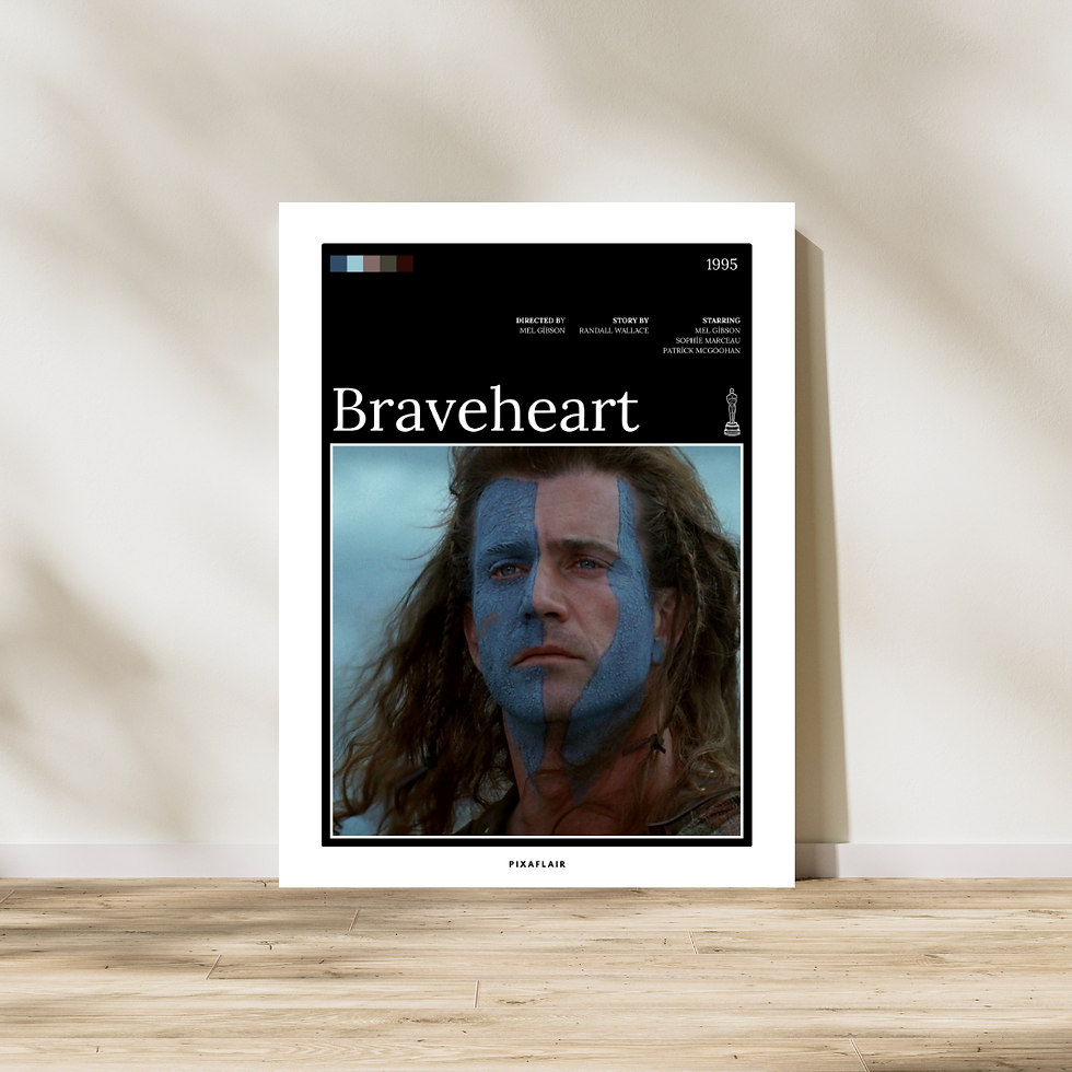 Thumbnail: Pixaflair - Braveheart - Retro Design - Poster