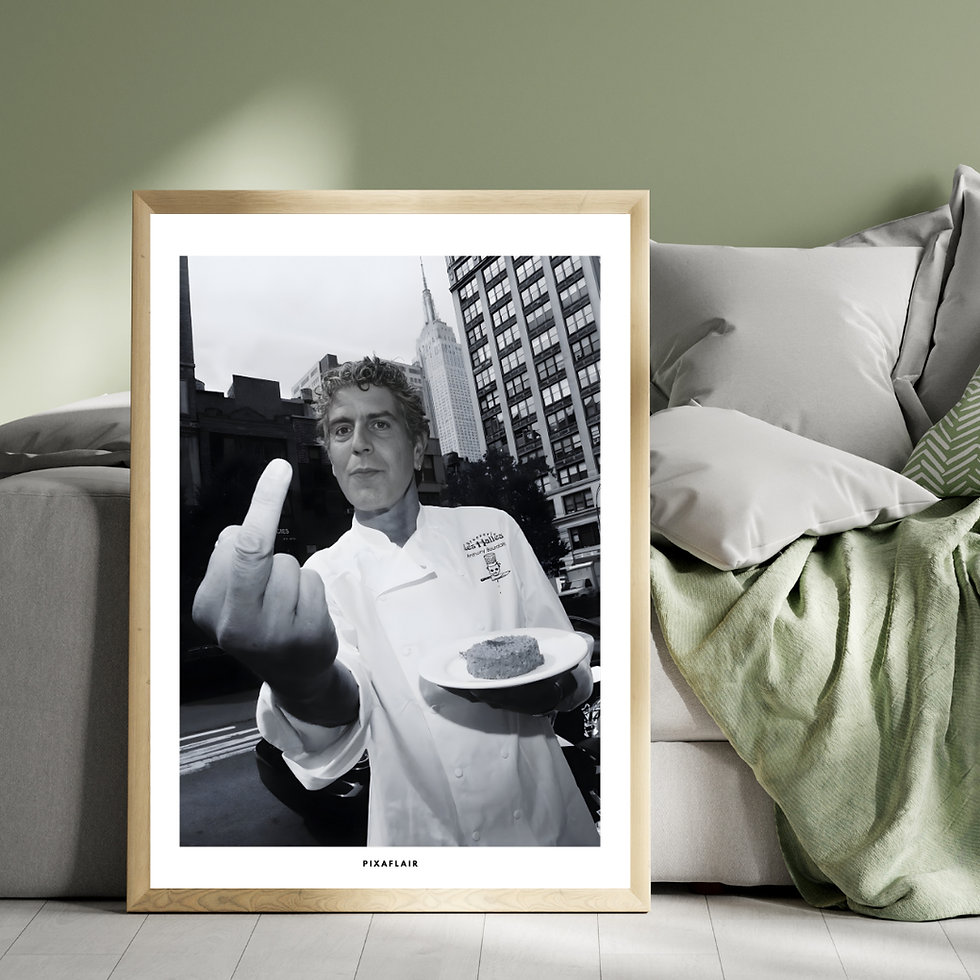 Küçük resim: Pixaflair - Anthony Bourdain - Poster